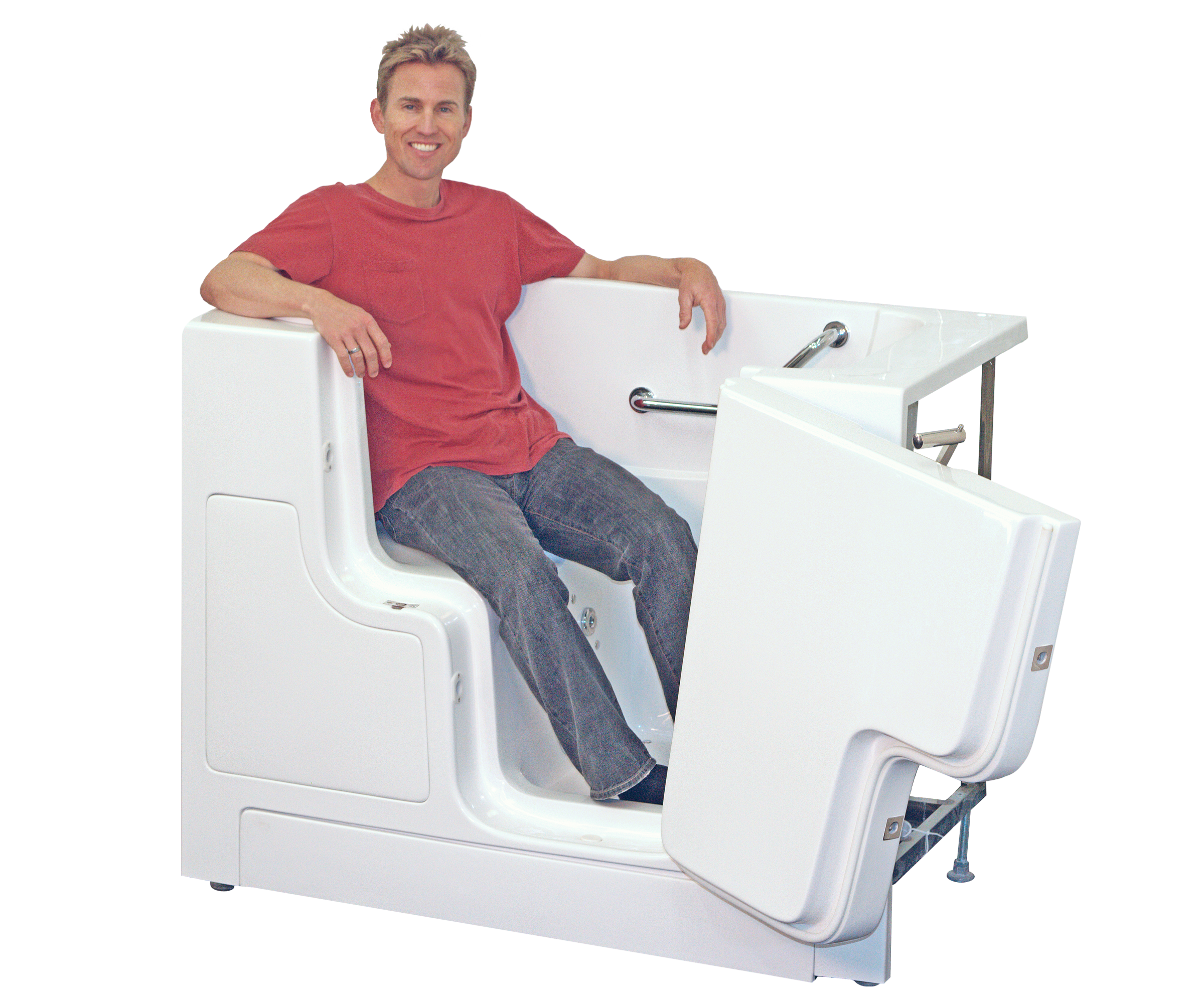 Bliss Walk-in Bathtub Model B3052HC with Bather