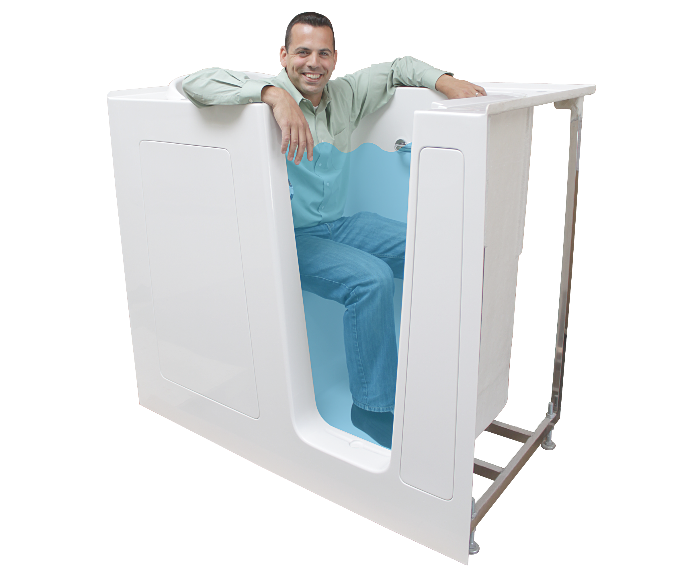 Bliss Walk-in Bathtub Model B304456 with Bather